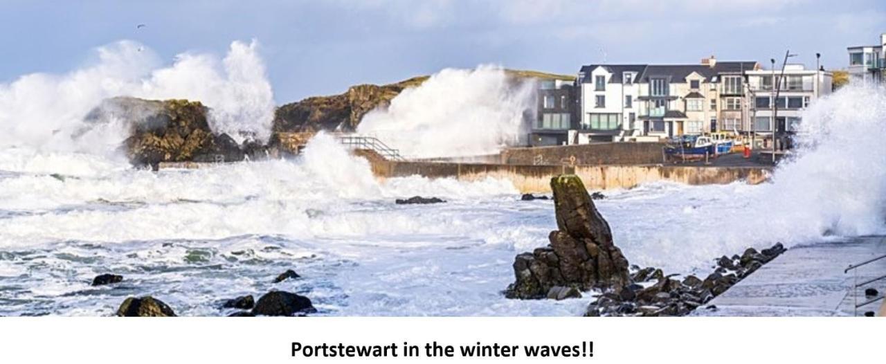 Enfield Street House Behind Portstewart Promenade With Partial Sea View From Front 3 Bed Sleeps 7 Villa Eksteriør bilde