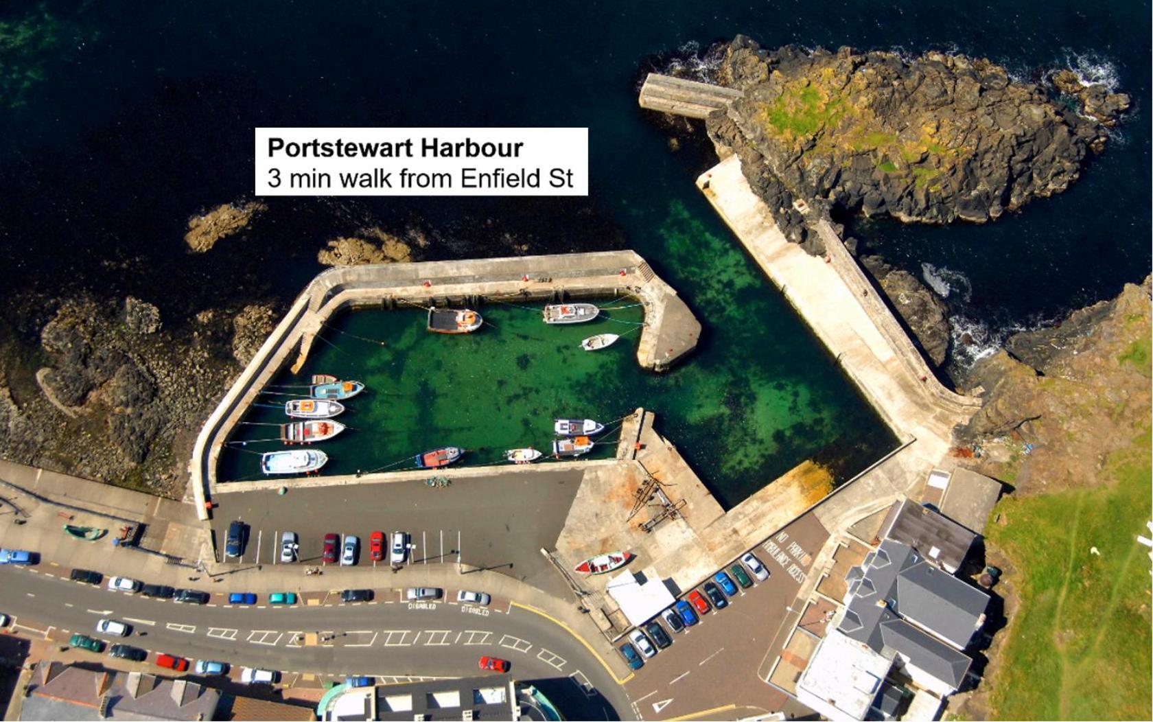 Enfield Street House Behind Portstewart Promenade With Partial Sea View From Front 3 Bed Sleeps 7 Villa Eksteriør bilde
